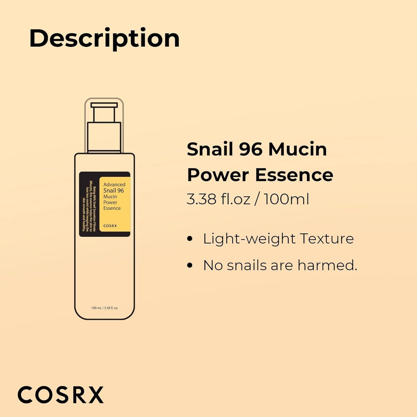 [Cosrx] Esencia de Poder de Caracol Avanzada 96 de Moco