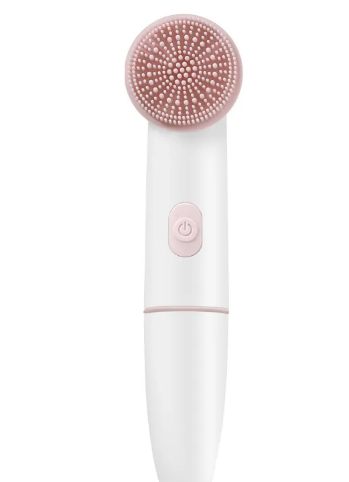Electric Silicone Facial Cleanser With Soft Bristles For Deep Pore Cleansing And Gentle Exfoliation For Sensitive Skin
